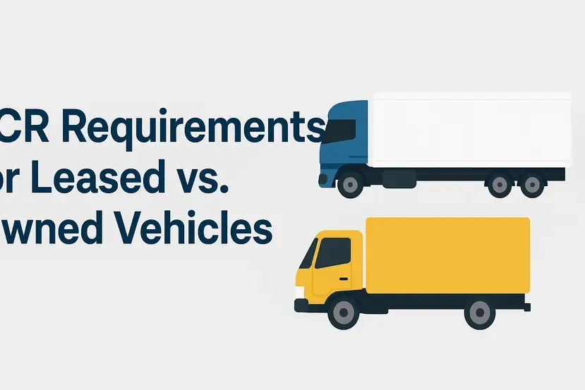 UCR Requirements for Leased and Owned Vehicles